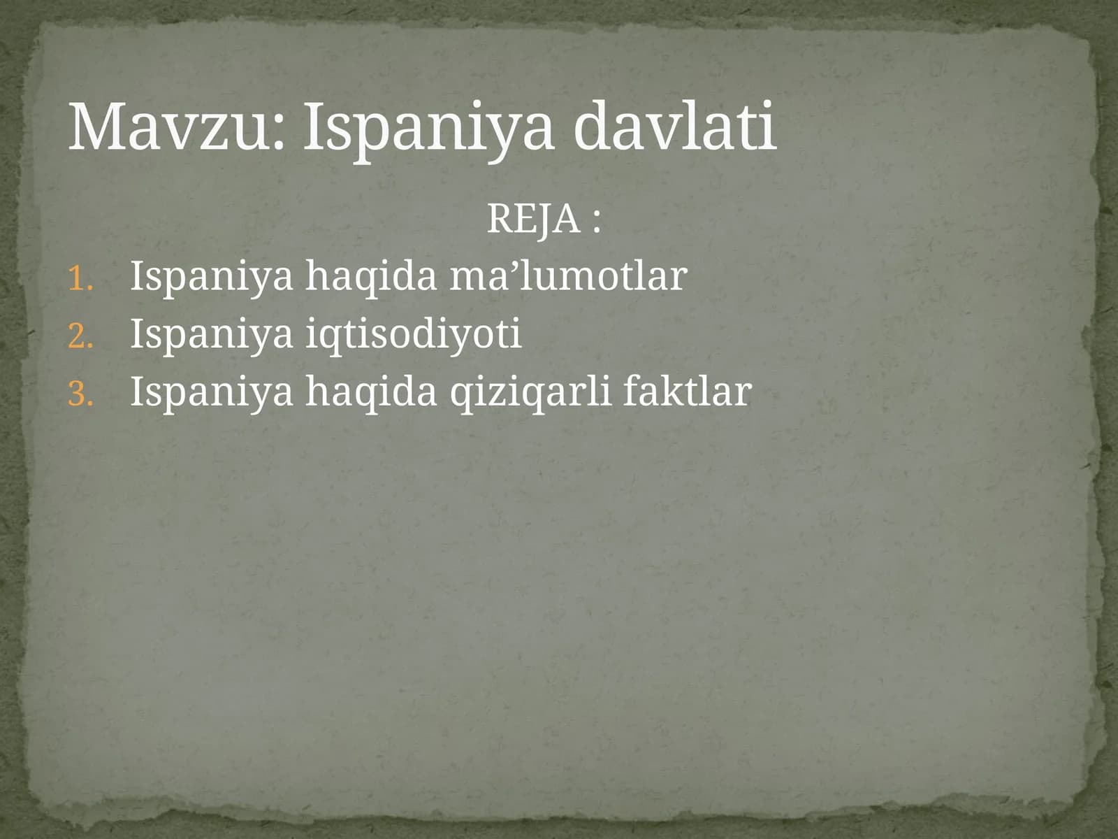 Ispaniya davlati