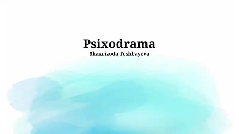 Psixodrama