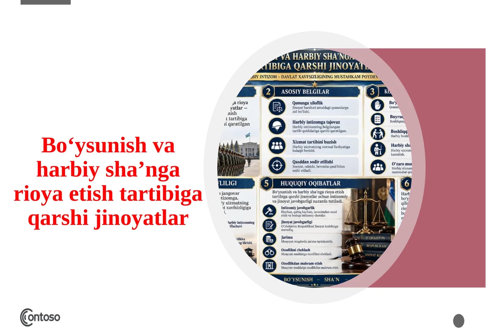 Bo‘ysunish va harbiy sha’nga rioya etish tartibiga qarshi jinoyatlar