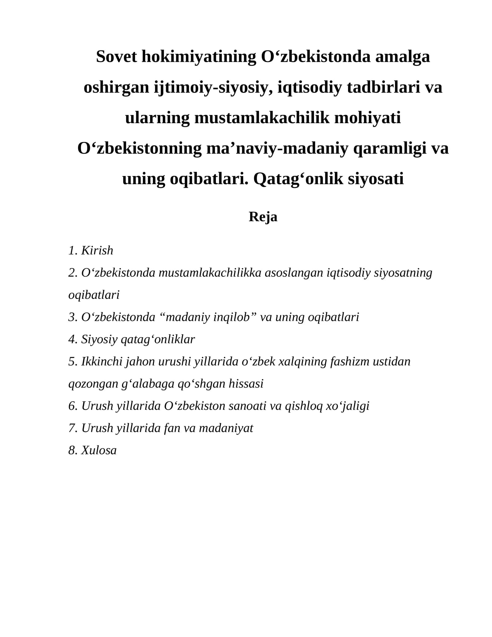 Sovet hokimiyati ijtimoiy-siyosiy tadbirlari