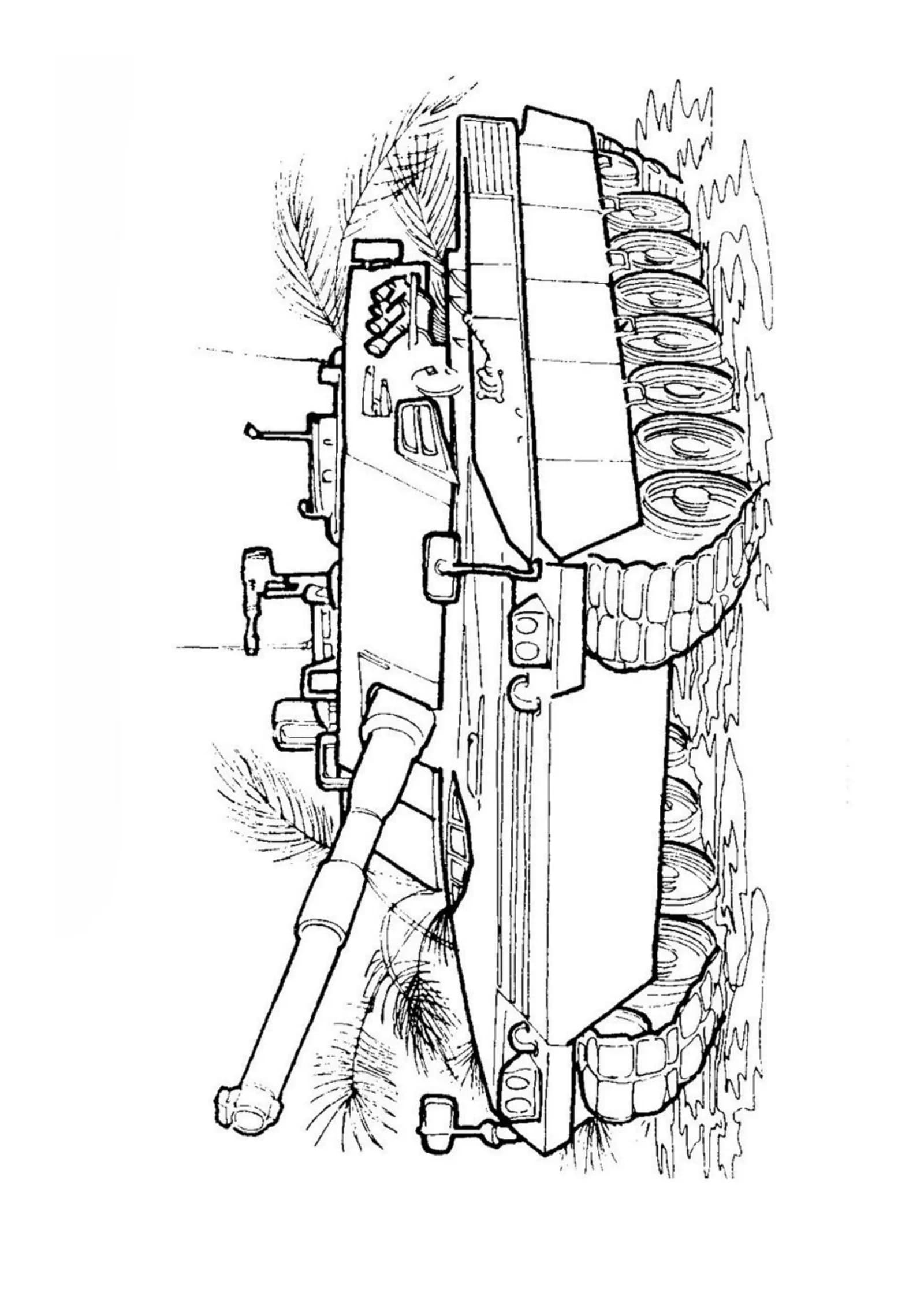 Bolalar uchun Tank "Raskraski" 2-to'plam