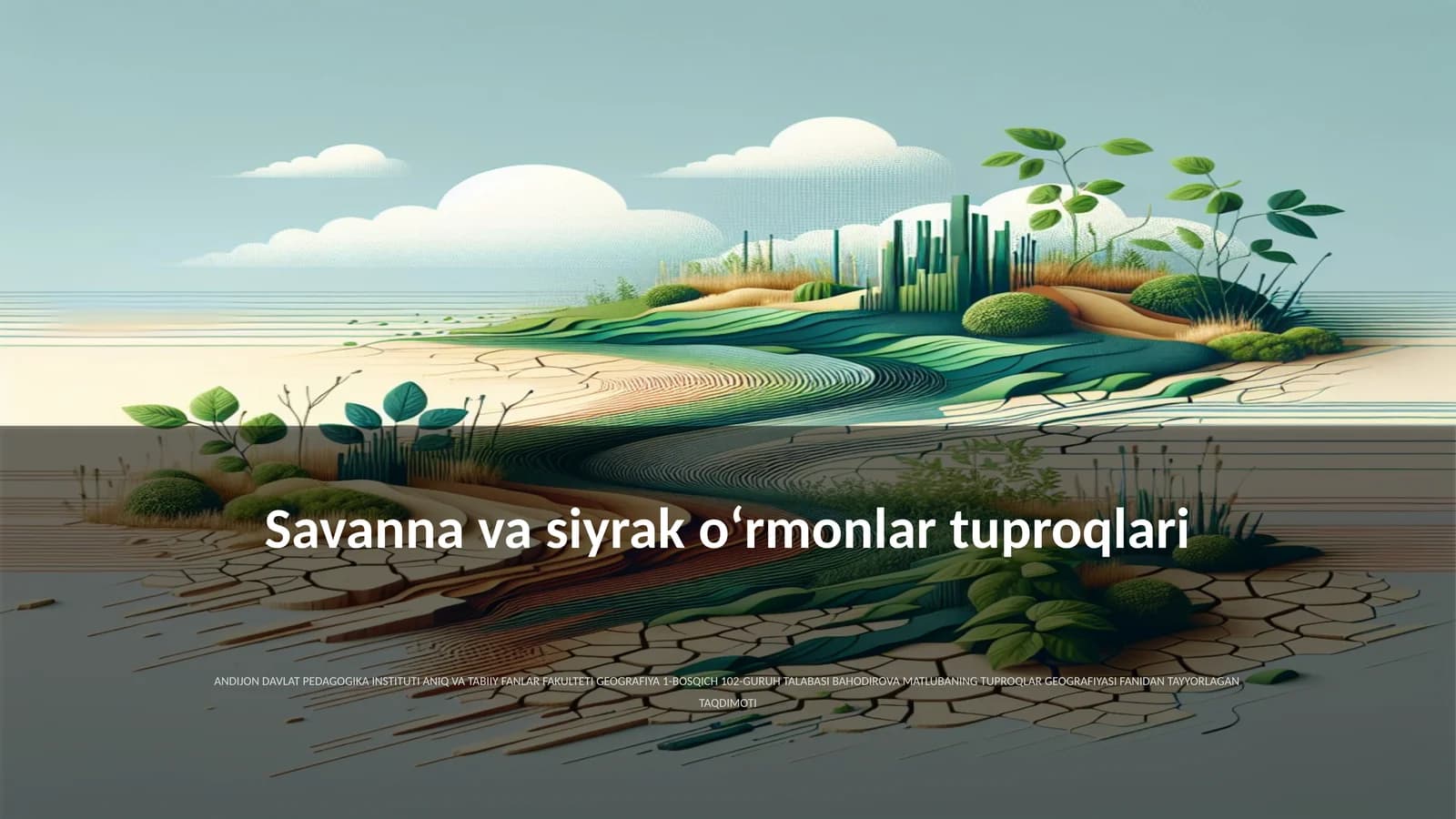Savanna va siyrak oʻrmonlar tuproqlari