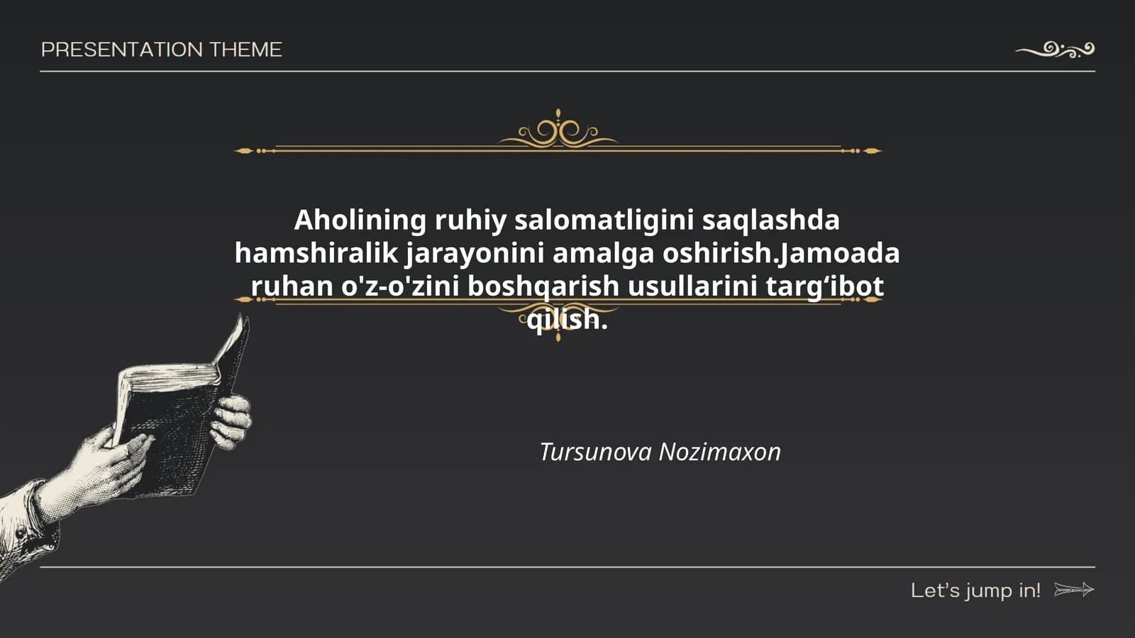 Ruhiy Salomatlik Asoslari
