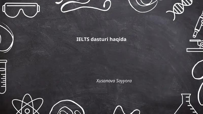 IELTS dasturi
