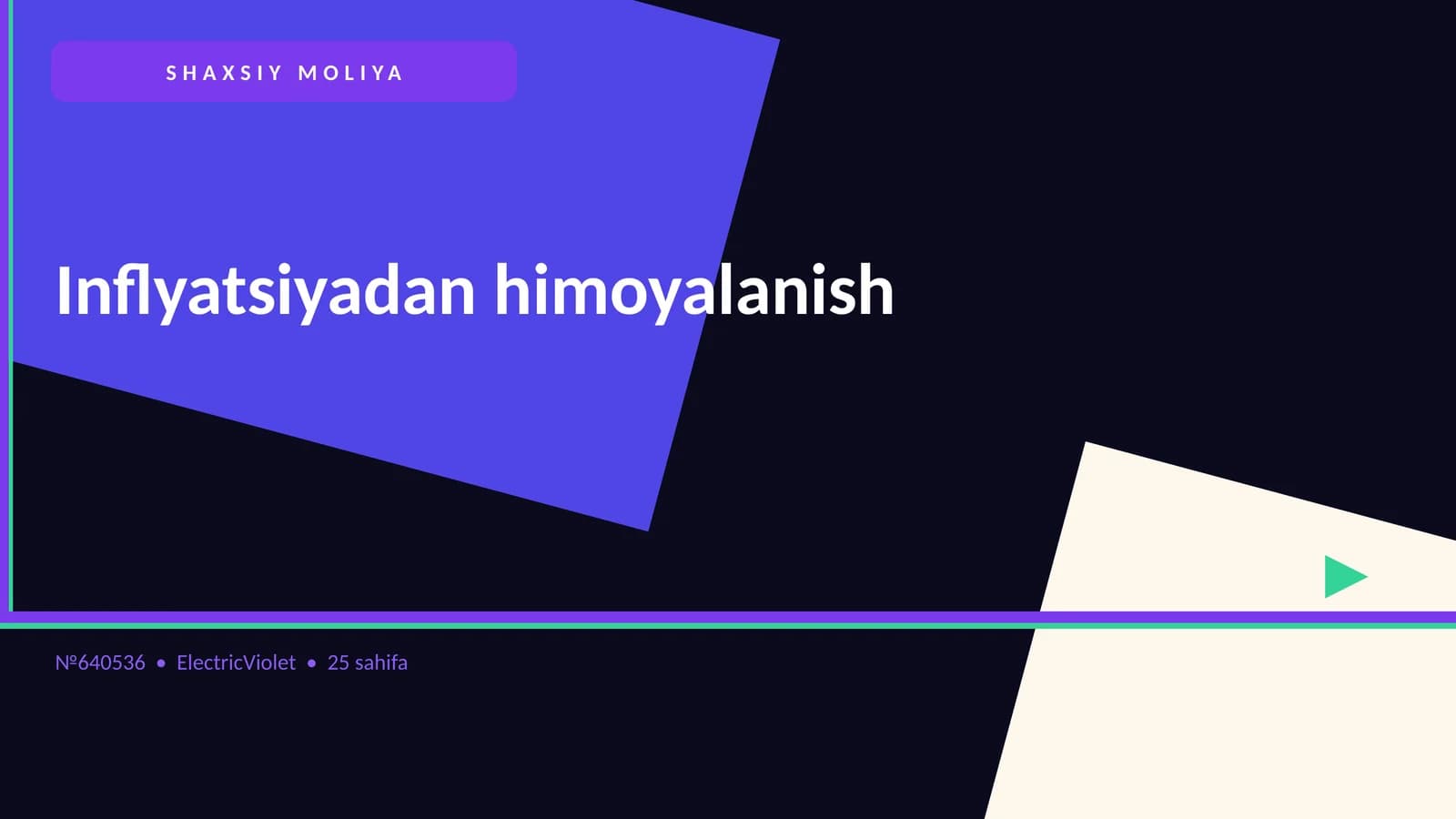 Inflyatsiyadan himoyalanish