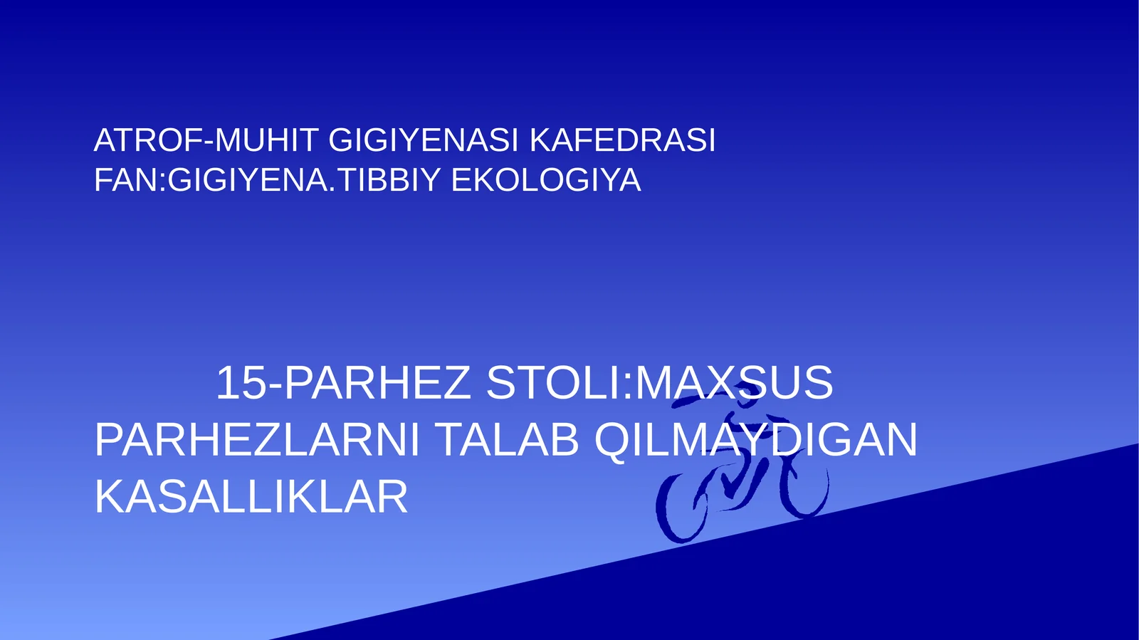 15-parhez stoli