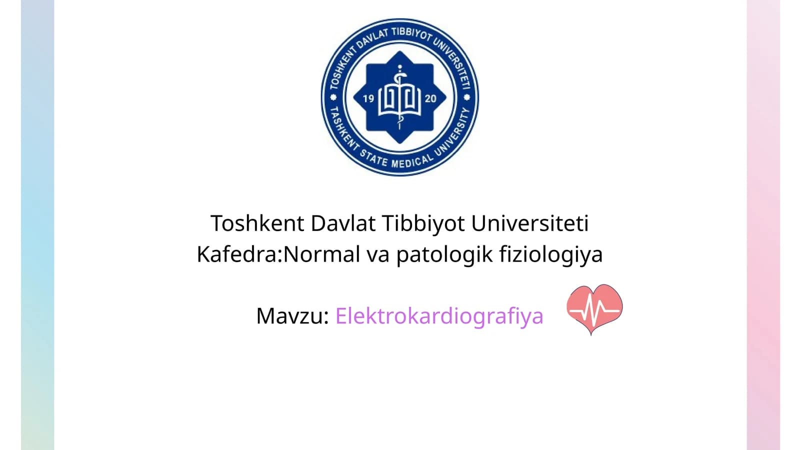 Elektrokardiografiya