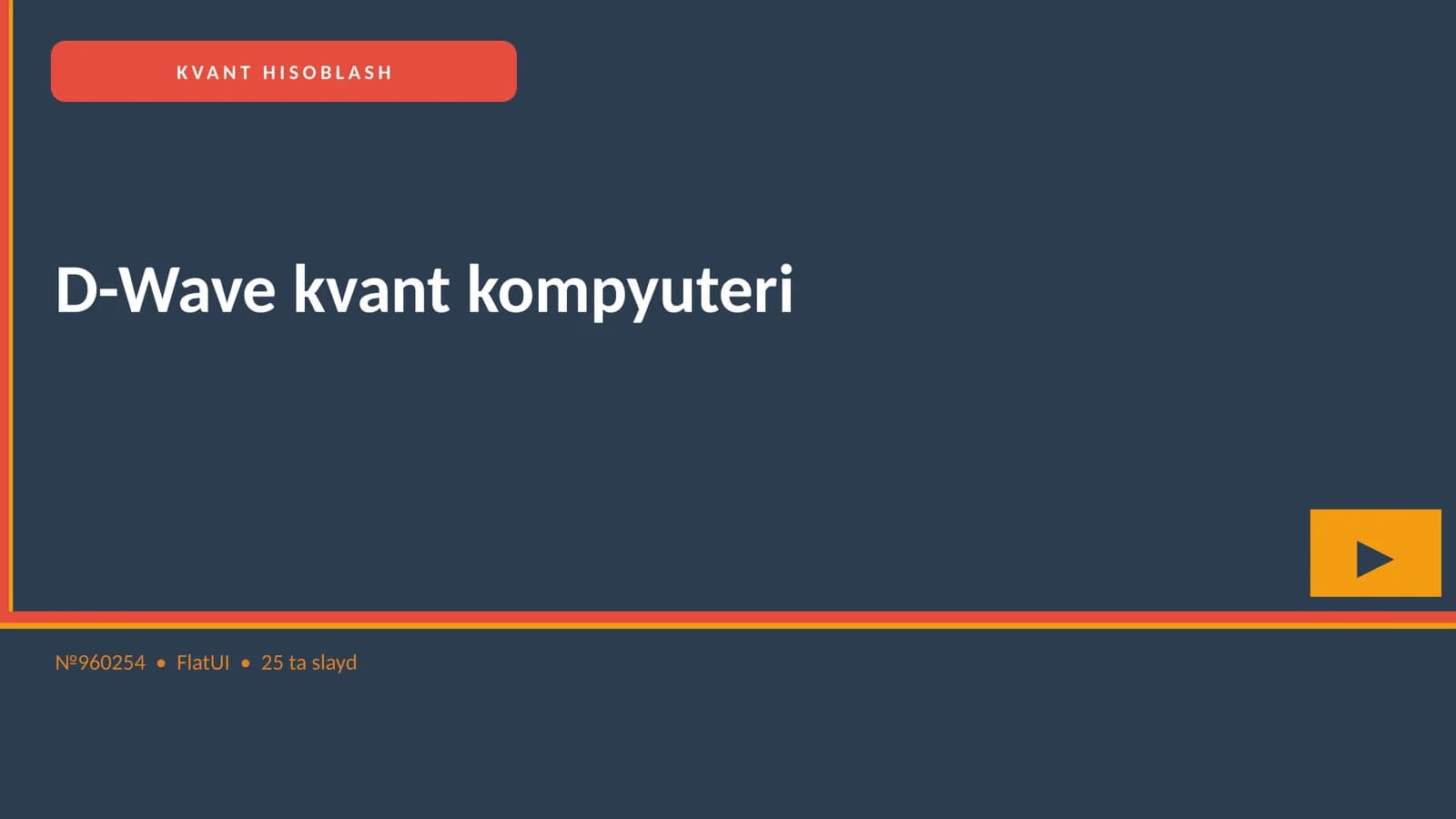 D-Wave kvant kompyuteri