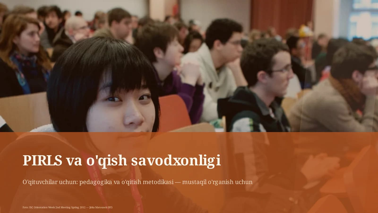 PIRLS va o'qish savodxonligi