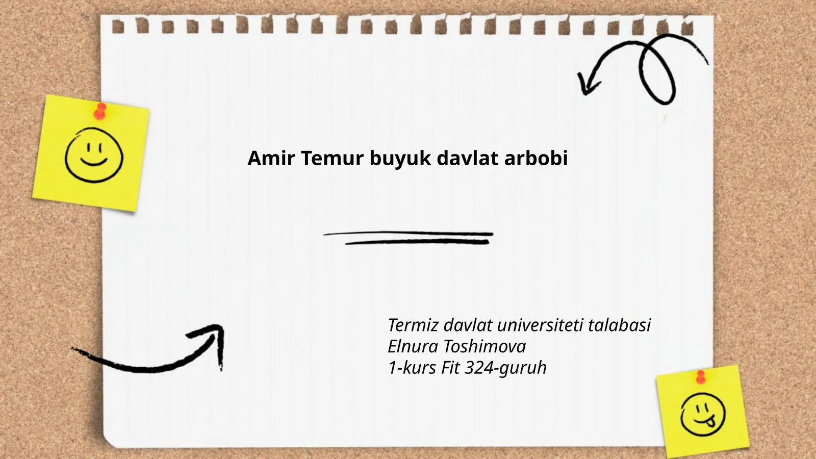 Amir Temur buyuk davlat arbobi