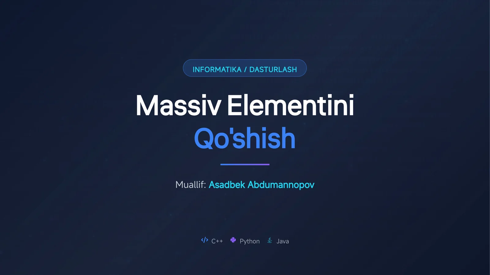 Massiv Elementini