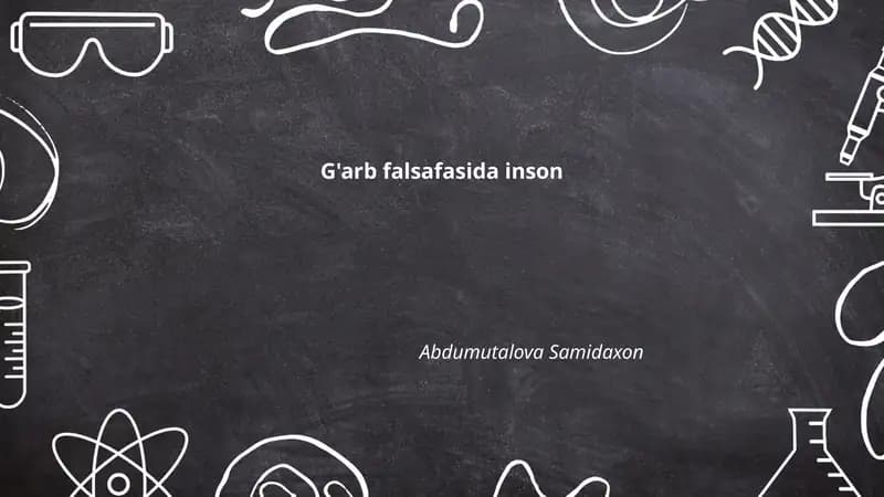 Antik falsafada inson