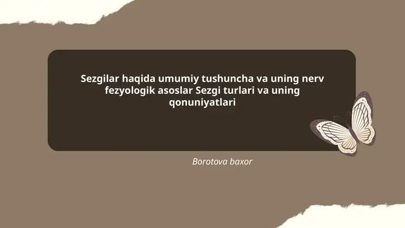 Sezgilar
