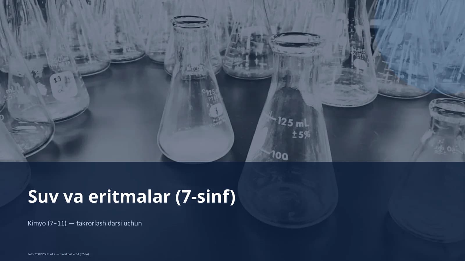 Suv va eritmalar (7-sinf)