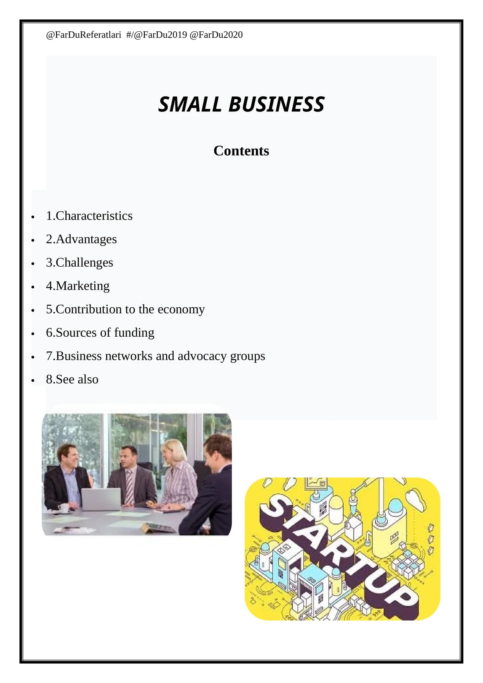 SMALL BUSINESS