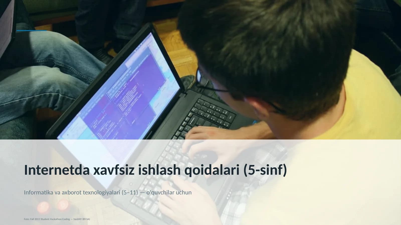 Internetda xavfsiz ishlash qoidalari (5-sinf)