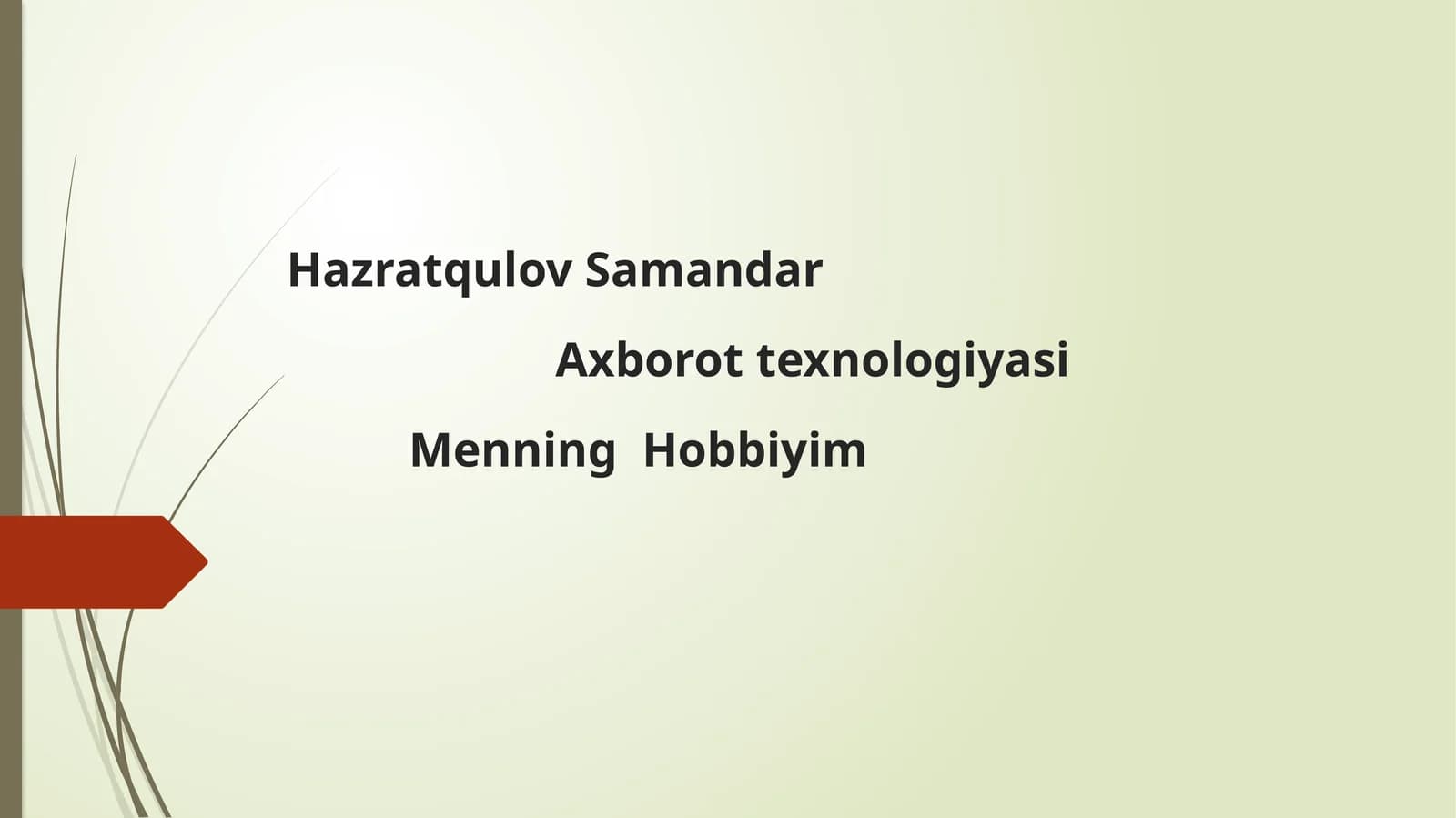 Axborottexnologiyasi