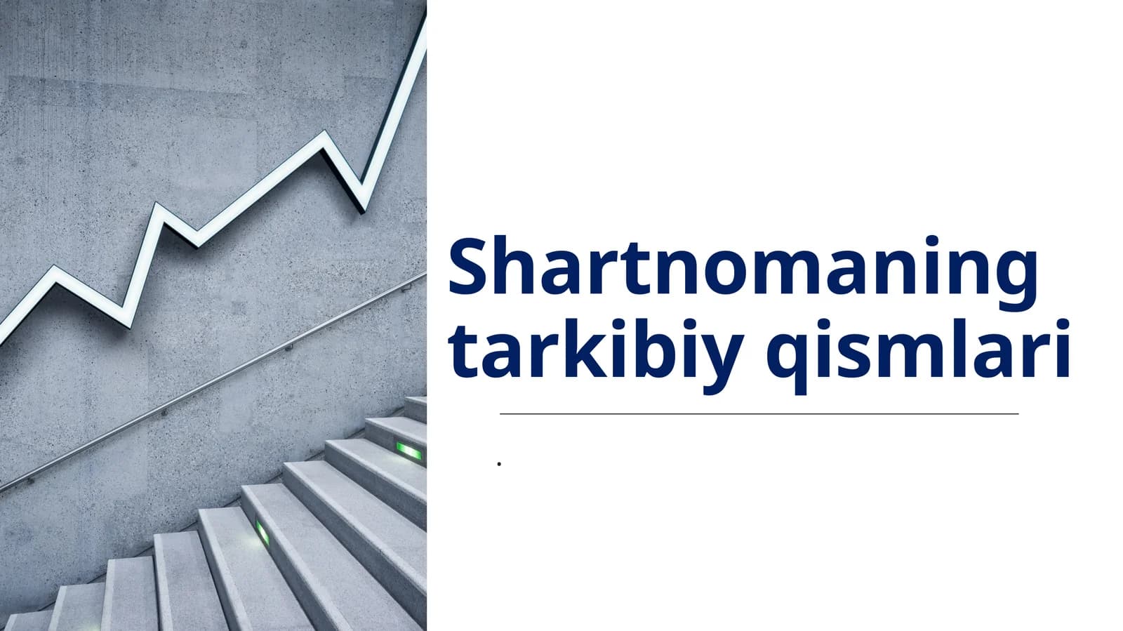 Shartnomaning tarkibiy qismlari