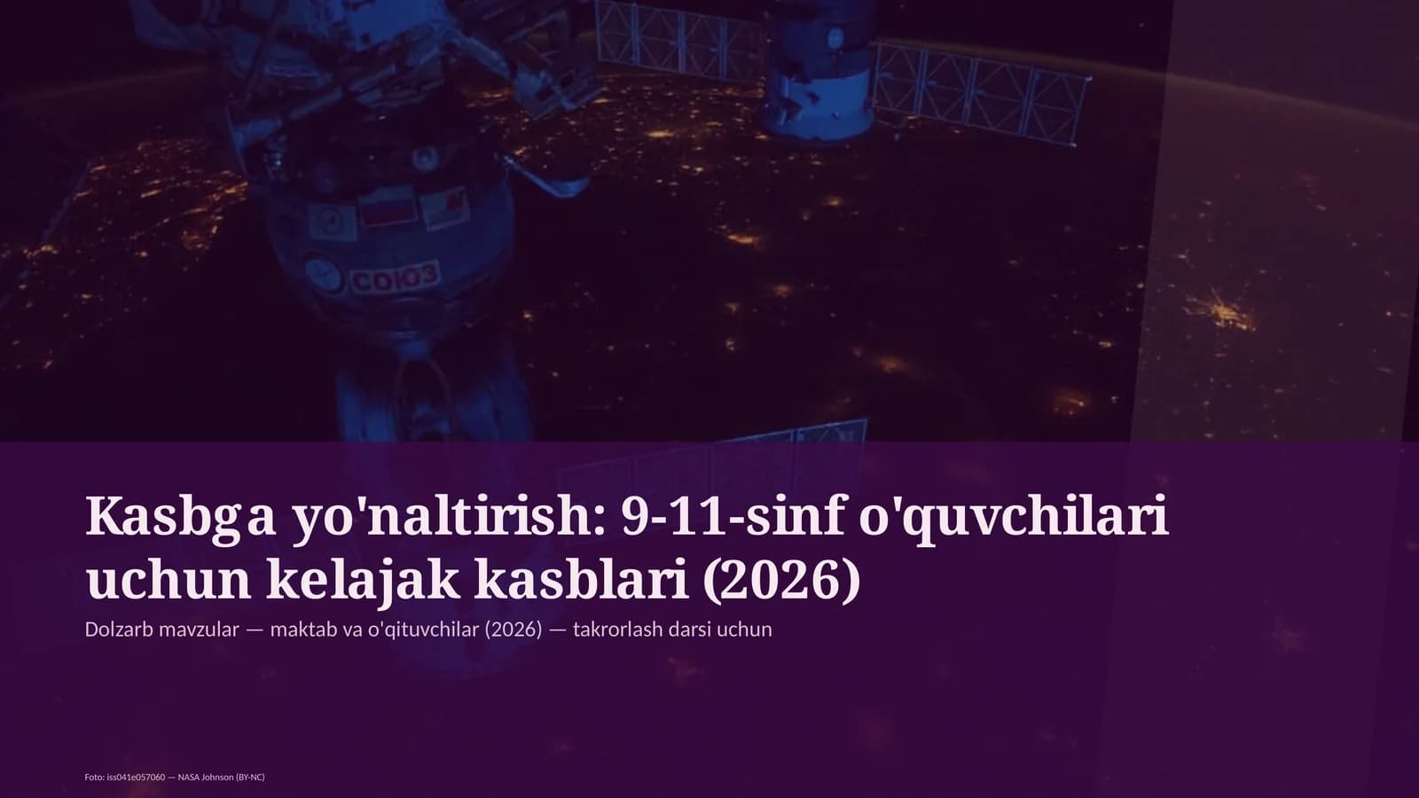 Dolzarb mavzular