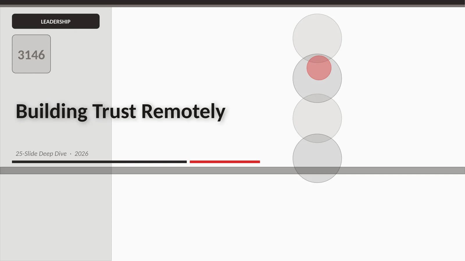 Building Trust Remotely