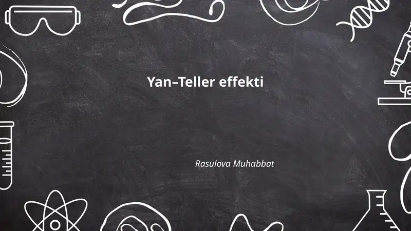 Yan–Teller effekti