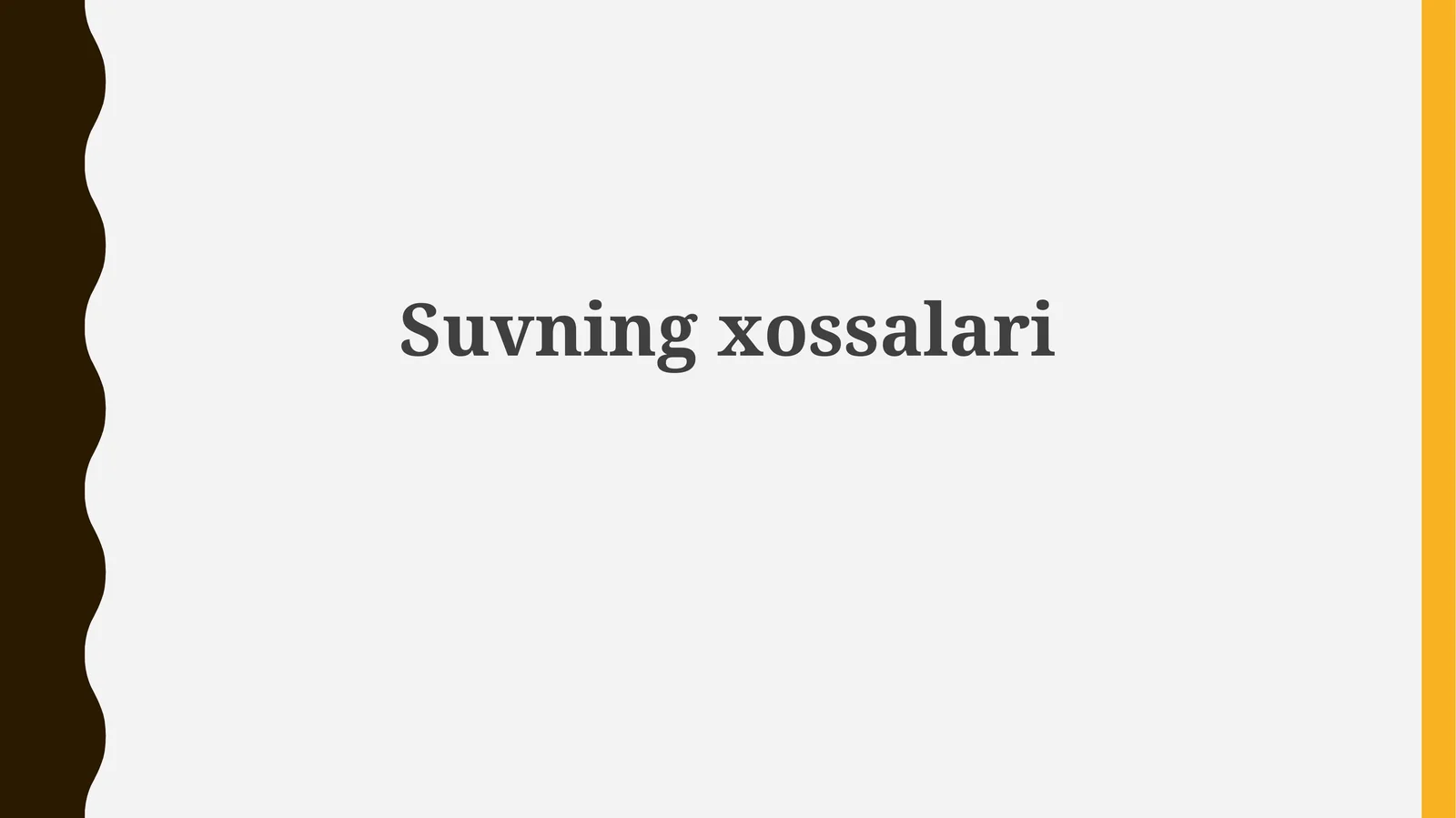 Suvningxossalari