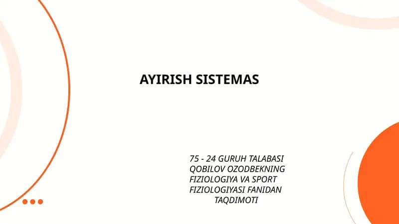 Ayirish Sistemalari