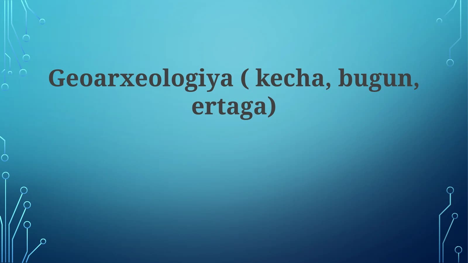 Geoarxeologiya