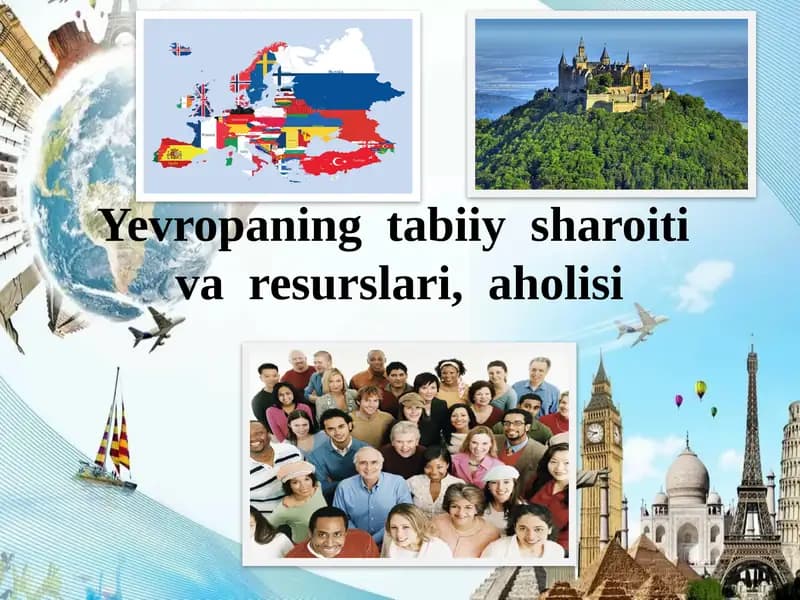 Yevropaning tabiiy sharoitlari