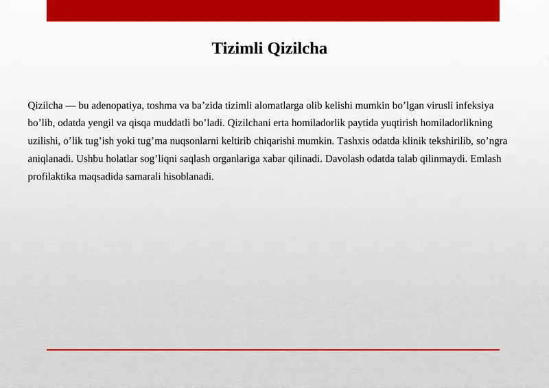 Qizilcha