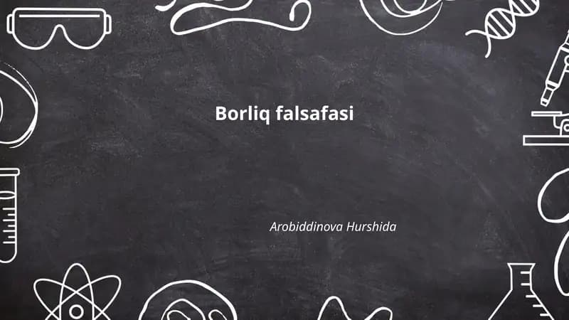 Borliq falsafasi