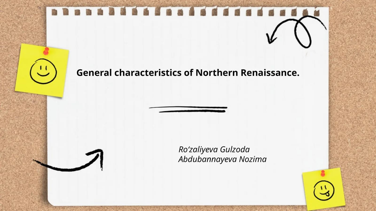 General characteristics of Northern Renaissance