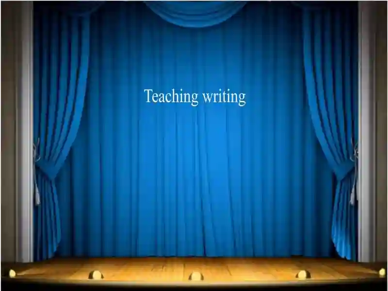 Teaching Writing
