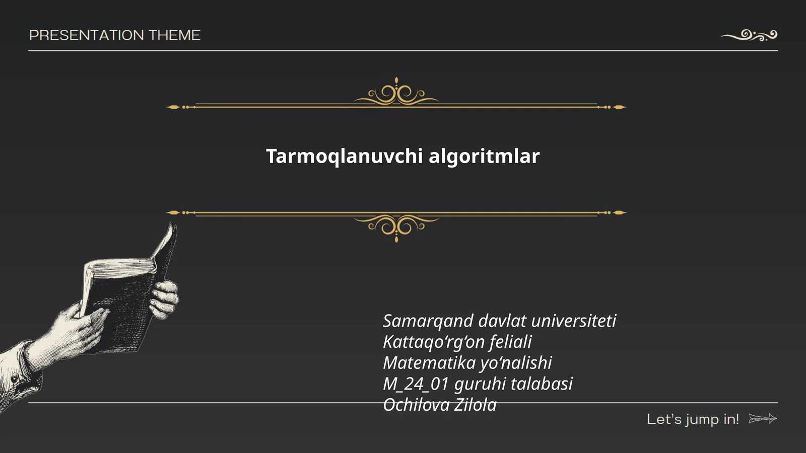 Tarmoqlanuvchi algoritmlar
