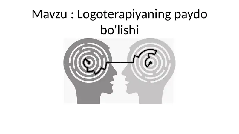 Logoterapiyaning paydo bo'lishi