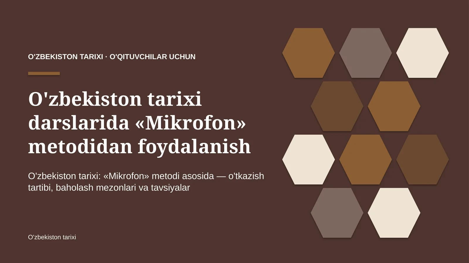 o'zbekiston tarixi darslarida mikrofon metodidan foydalanish 3936