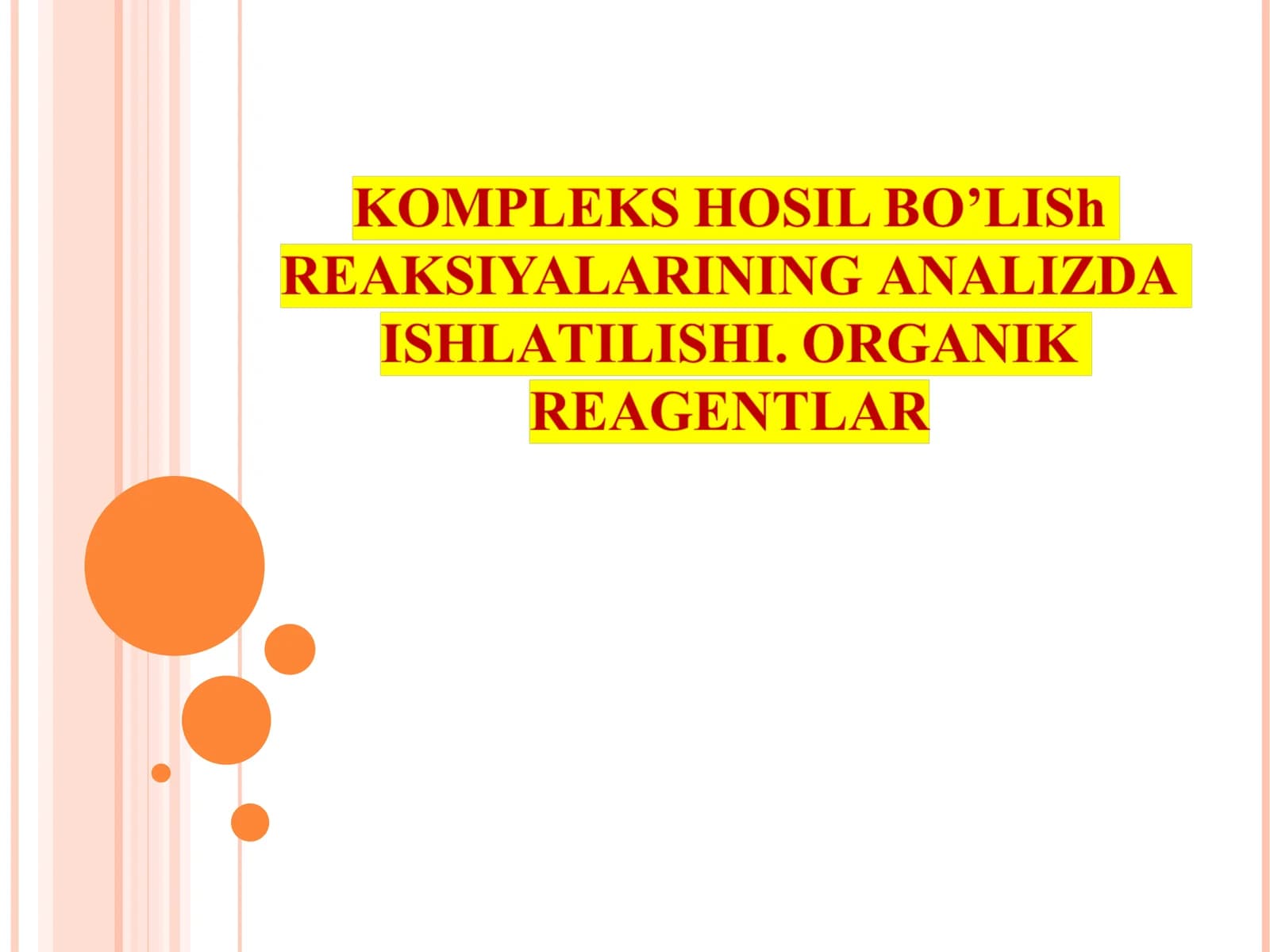 Kompleks ionlarning dissosilanishi