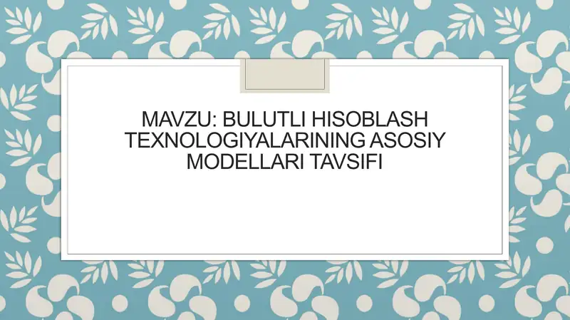 Product slide 1