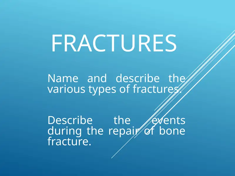 Bone Fractures