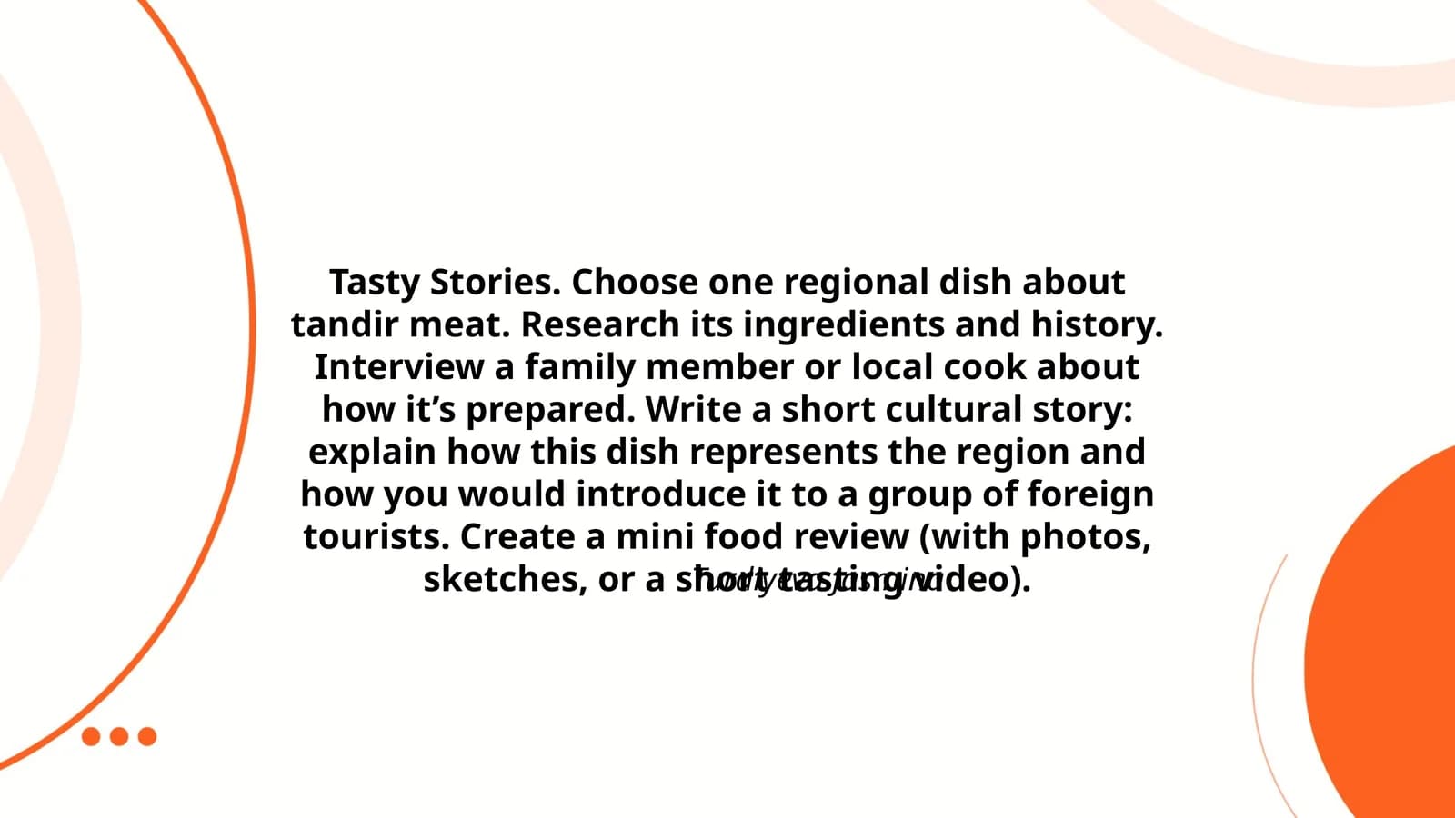 Tasty Stories