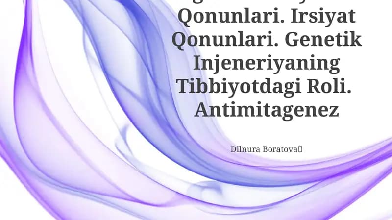 Belgilarni Irsiylanish Qonunlari