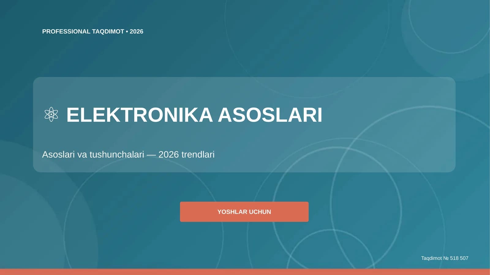Elektronika asoslari: asoslari va tushunchalari (2026 trendlari) [yoshlar uchun]
