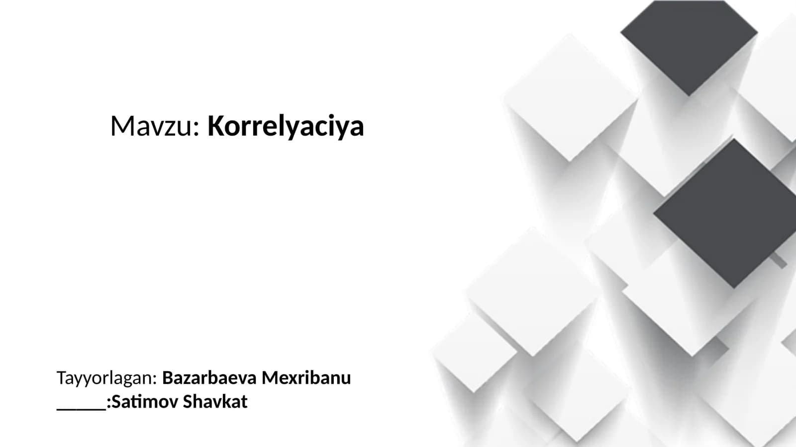 Korrelyaciya