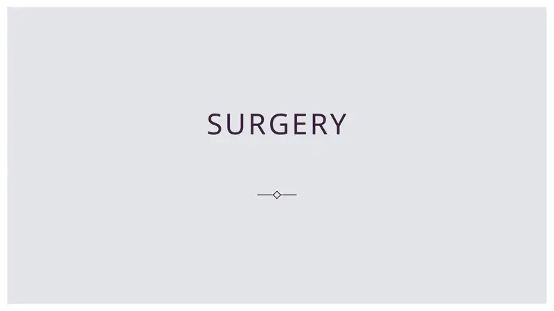 Introduction to Surgery