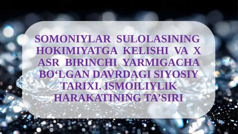 Somoniylik Harakati