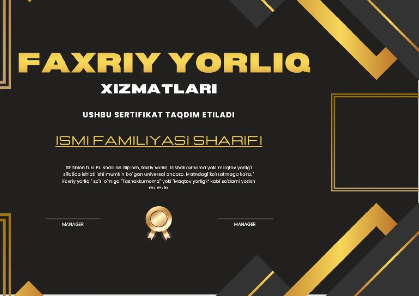 FAXRIY YORLIQ XIZMATLARI