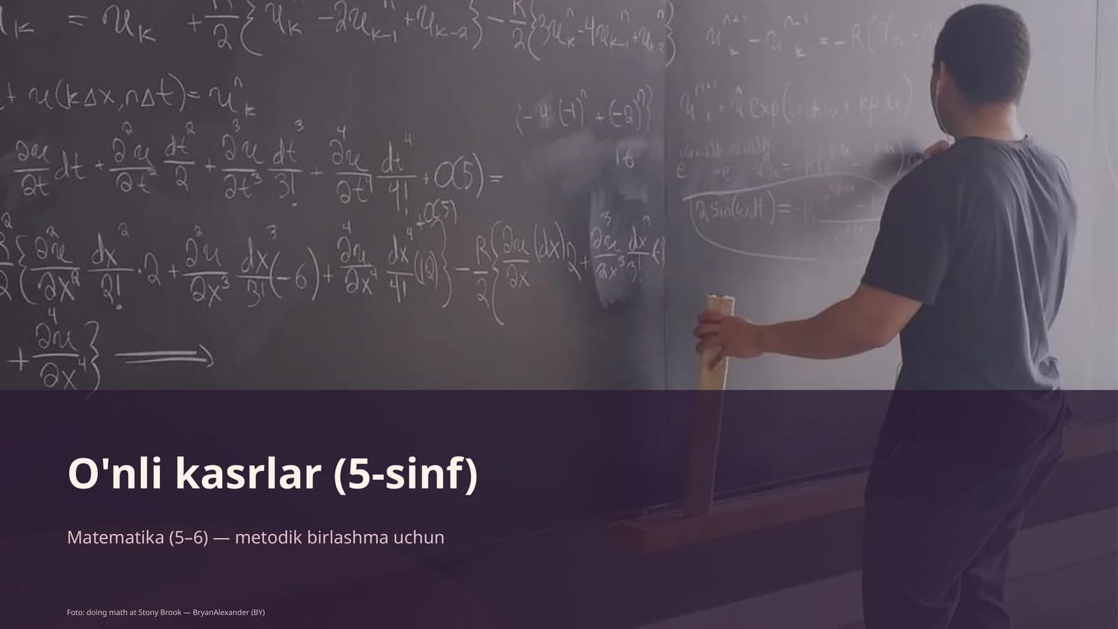 O'nli kasrlar (5-sinf) Matematika (5–6)