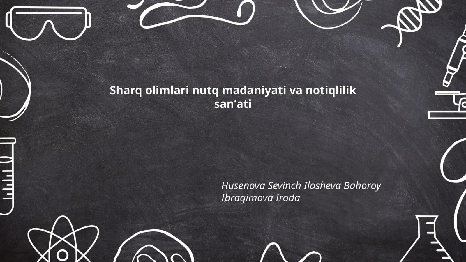 Sharq olimlari nutq madaniyati va notiqlilik sanʼati
