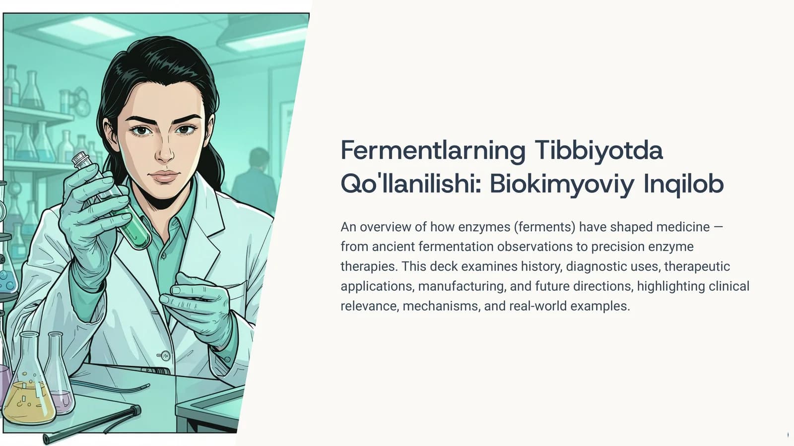 Fermentlarning tibbiyotda qo'llanilishi