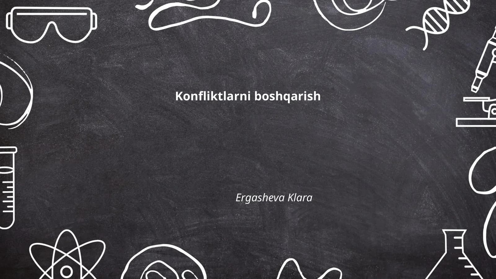 Konfliktlarni boshqarish
